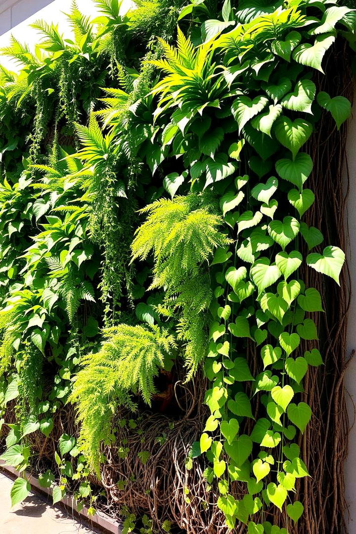 Eco Friendly Living Wall Divider - 30 Garden Divider Ideas