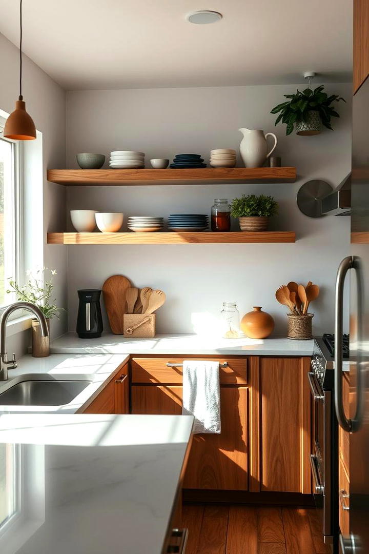 Eco Friendly Materials - 30 Kitchens Without Upper Cabinets