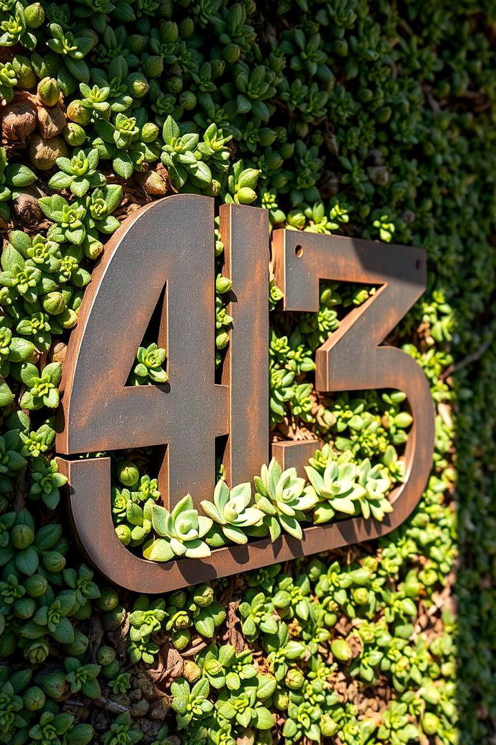 Eco Friendly Number Designs - 21 House Number Ideas