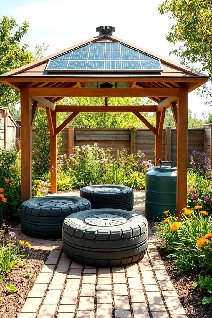 Eco Friendly Outdoor Haven - 21 patio with a gazebo ideas