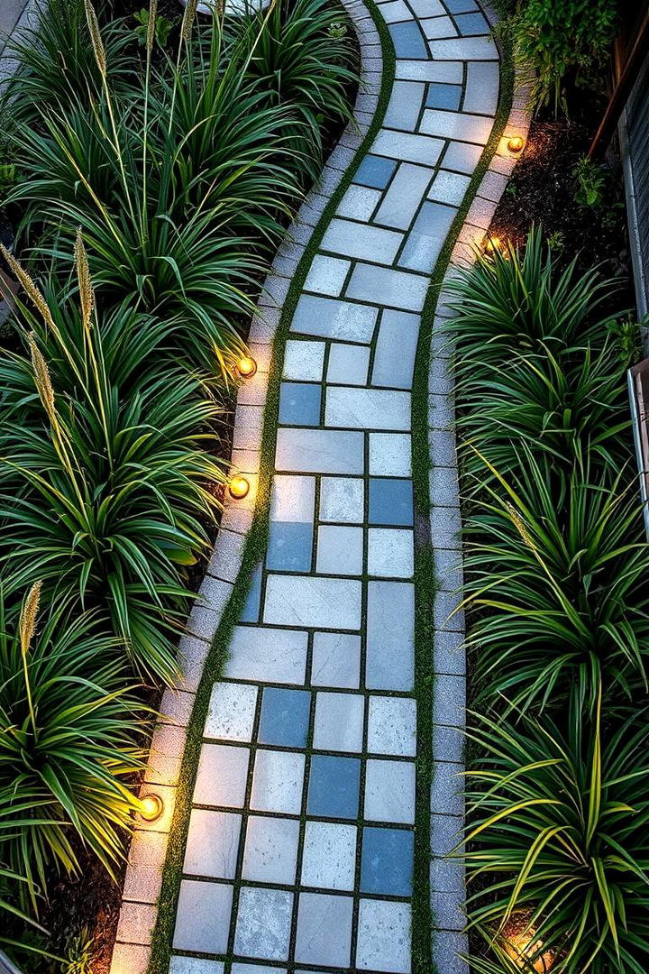 Eco Friendly Paver Path - 21 walkway ideas