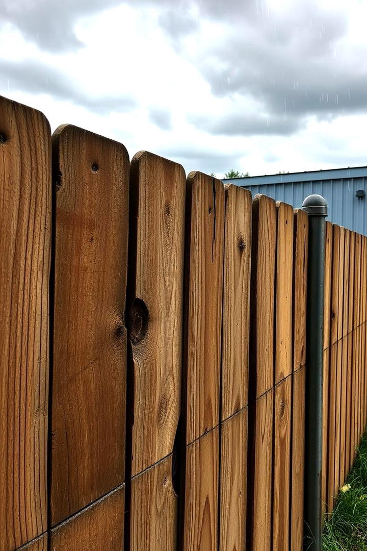 Eco Friendly Reclaimed Wood Privacy Fence - 21 Privacy Fence Ideas