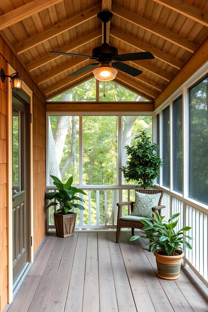 Eco Friendly Screened Haven - 21 Screened-in Porch Ideas