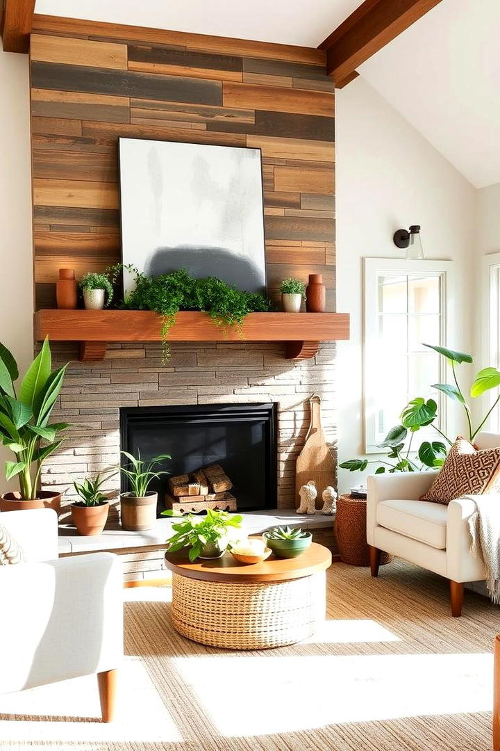 Eco Friendly Shiplap Fireplace - 21 Shiplap Fireplace Ideas