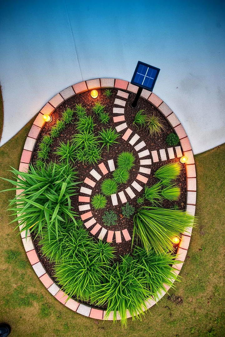 Eco Friendly Spiral Design - 30 Spiral Garden Design Ideas