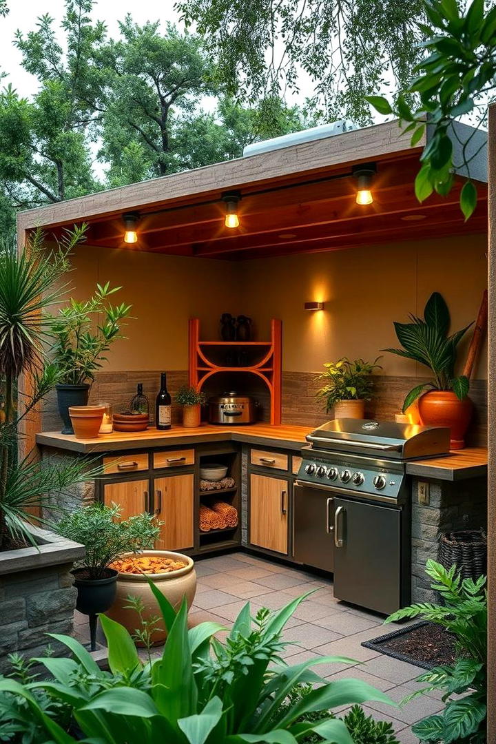 Eco Friendly Sustainable BBQ Area - 21 bbq area ideas