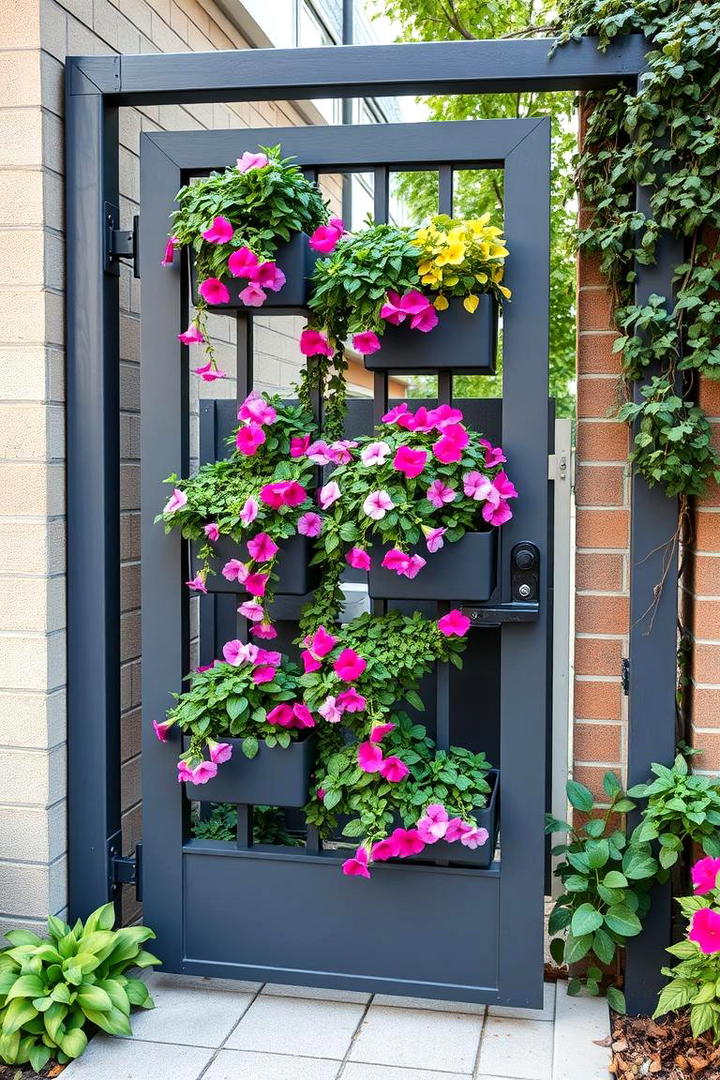 Eco Friendly Vertical Garden Gate - 30 garden gate ideas