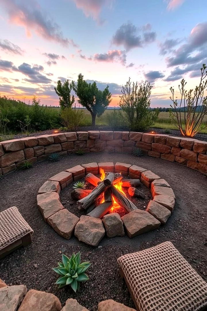 Eco Inspired Living Fire Pit - 30 Square Fire Pit Ideas