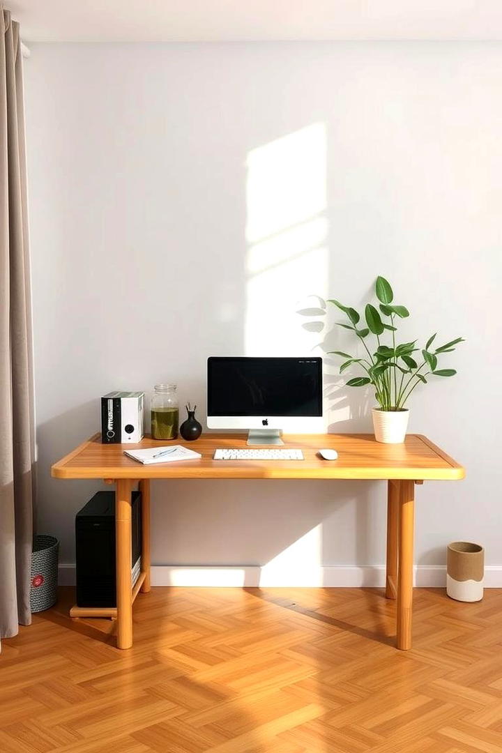 Eco friendly Bamboo Desk - 21 Desk Ideas