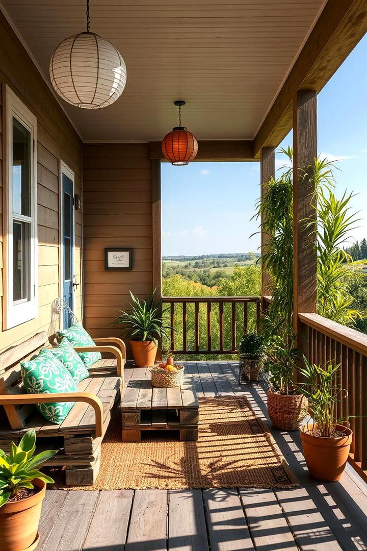 Eco friendly Decor Elements - 21 Small Porch Ideas