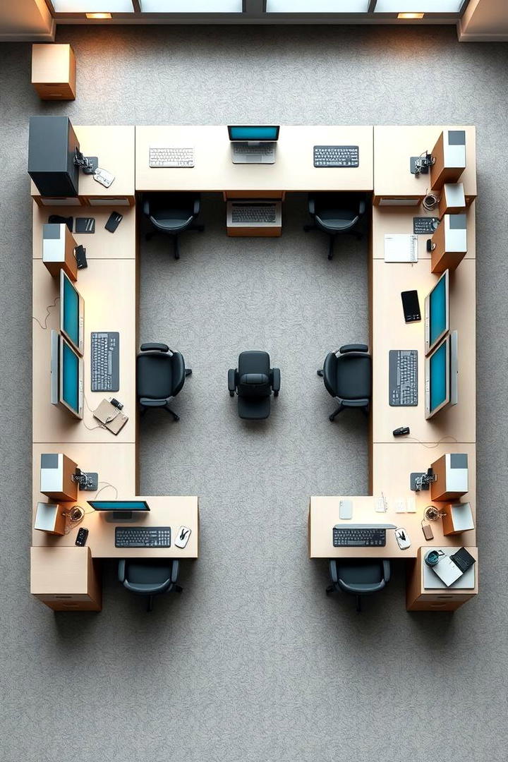 Efficient Workspace Layouts - 21 Modern Home Office Ideas