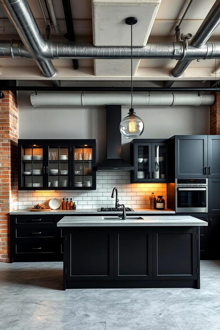 Effortless Urban Chic - 21 Kitchens With Black Cabinets