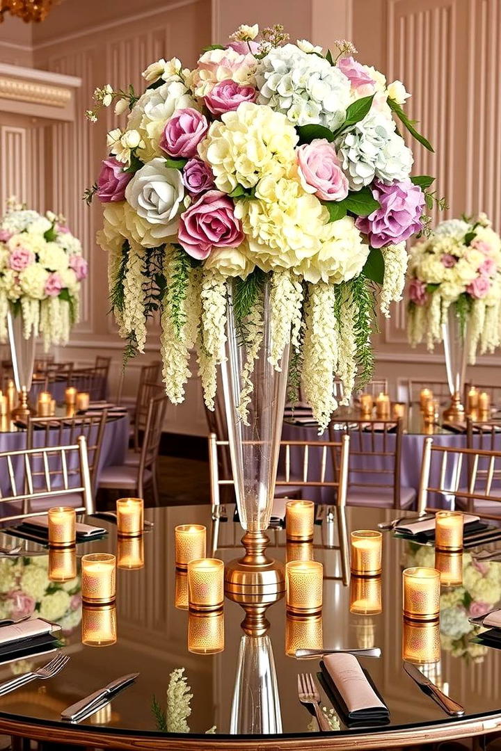 Elegant Centerpieces - 30 Glamorous Wedding Ideas