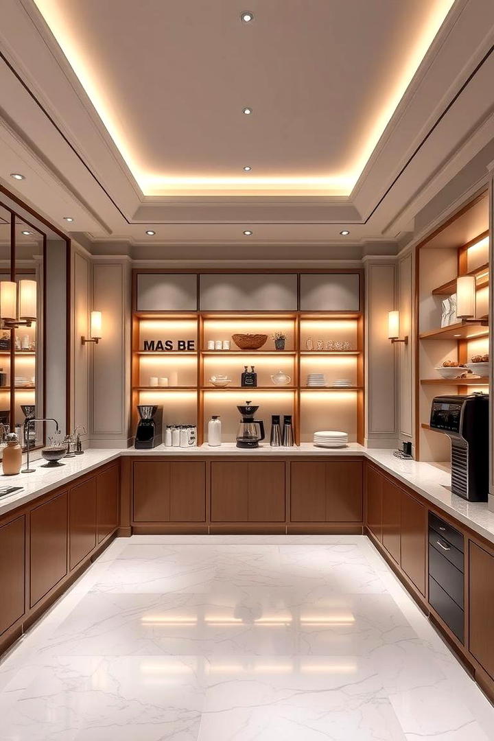 Elegant Coffee Station - 21 Coffee Station Ideas