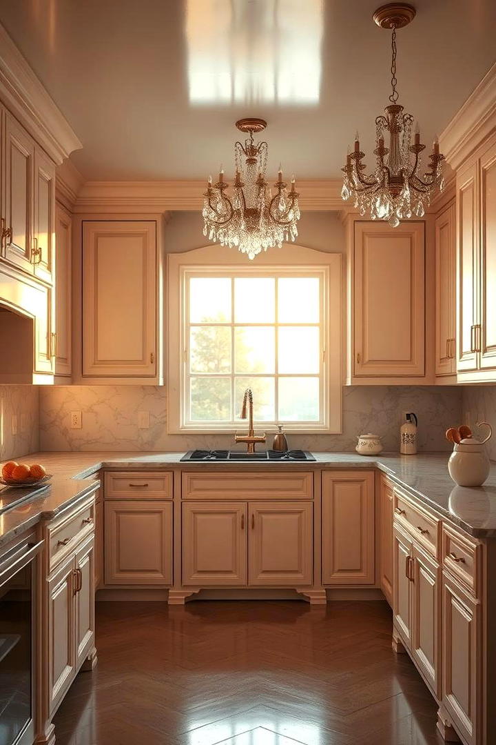 Elegant Creamy Neutrals - 21 Kitchen Cabinet Color Ideas