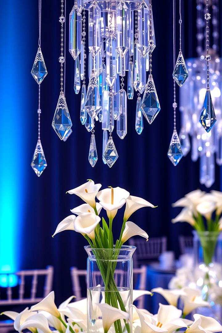 Elegant Crystal Sparkle - 21 Wedding Centerpiece Ideas