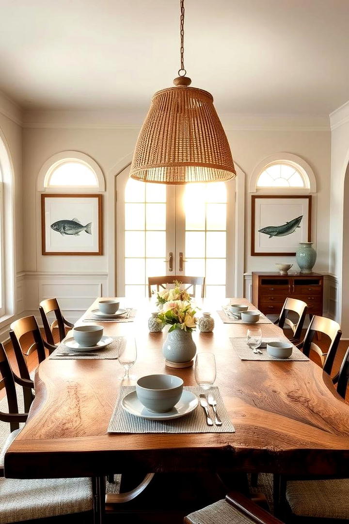 Elegant Dining Room Settings - 21 Lake House Decorating Ideas