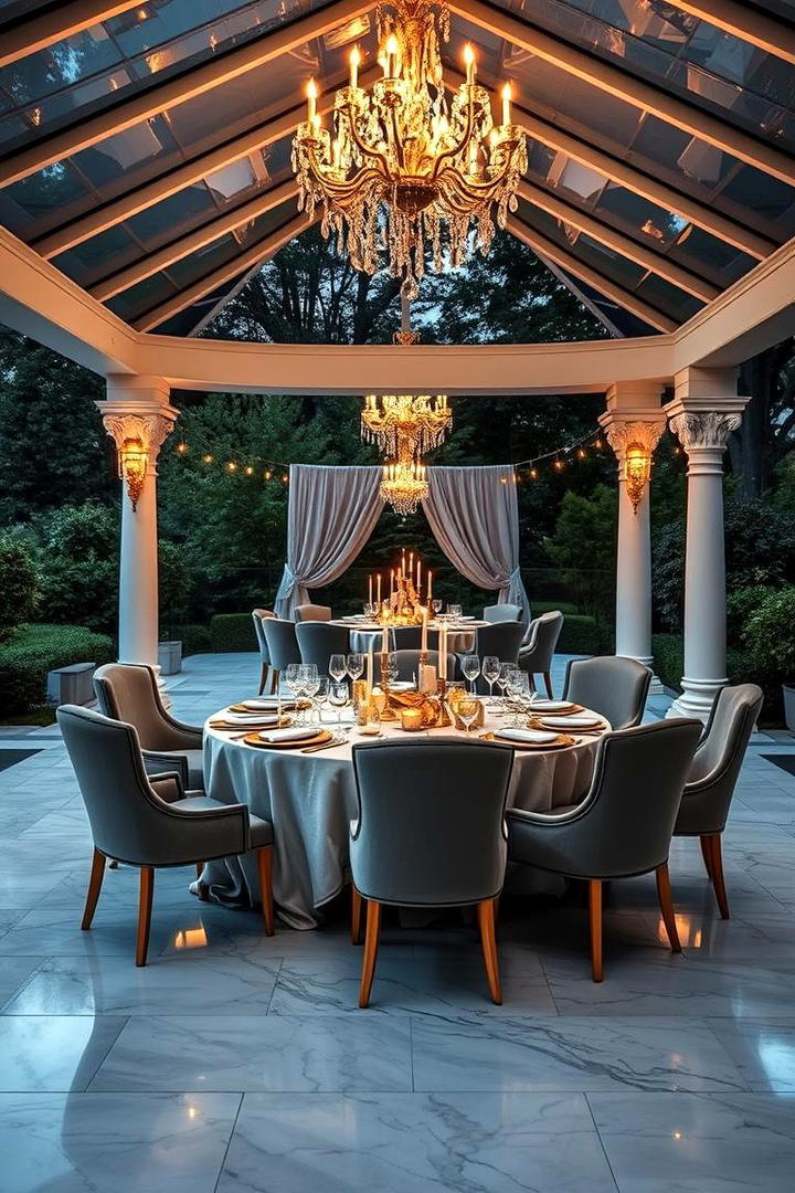 Elegant Entertaining Space - 21 patio with a gazebo ideas