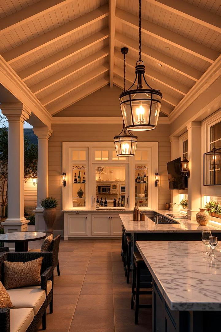 Elegant Entertaining Space - 21 Covered Porch Ideas