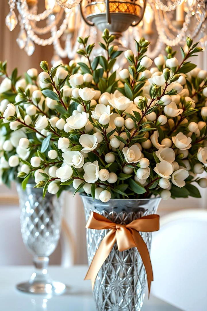 Elegant Eucalyptus and Pearls - 30 Eucalyptus Wedding Centerpieces