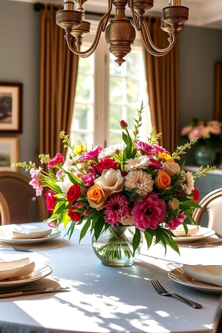 Elegant Floral Centerpieces - 21 Dining Table Decor Ideas