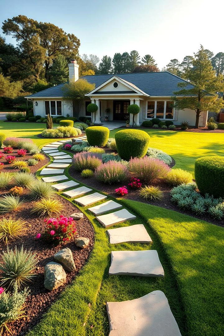 Elegant Landscaping Details - 21 Curb Appeal Inspiration for Ranch Homes