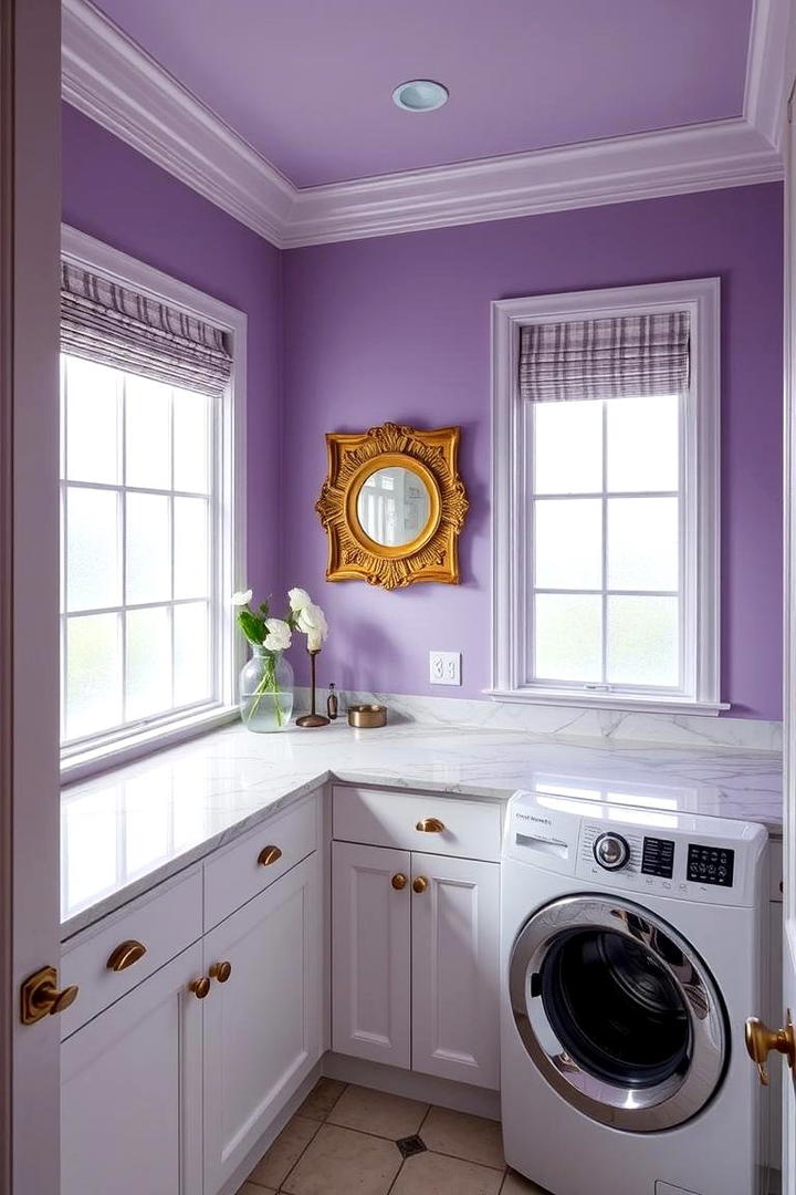 Elegant Lavender Mist - 30 Laundry Room Paint Ideas