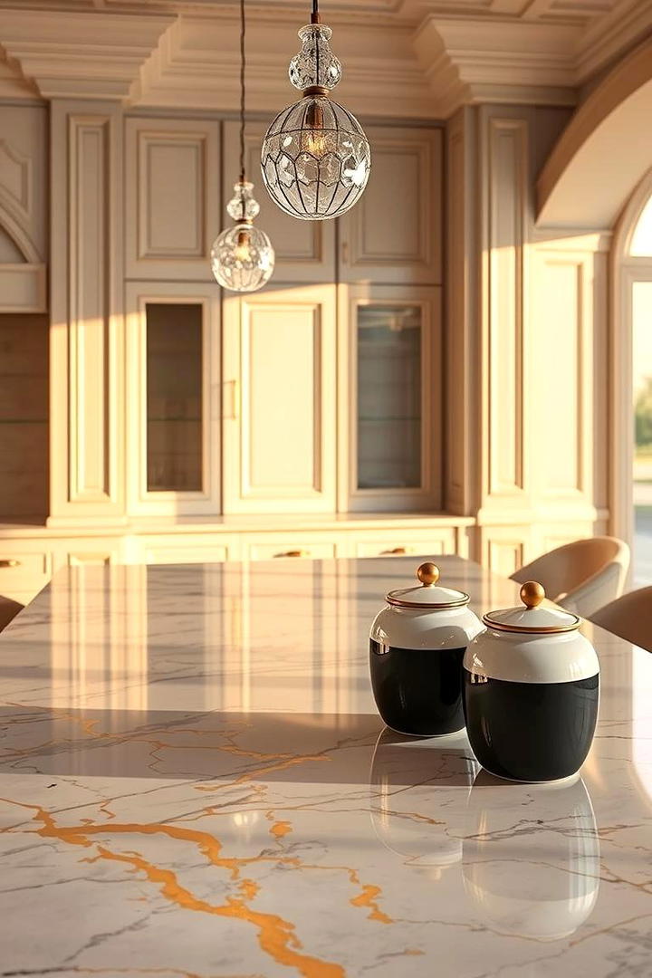 Elegant Marble Countertop Designs - 30 Kitchen Counter Decor Ideas