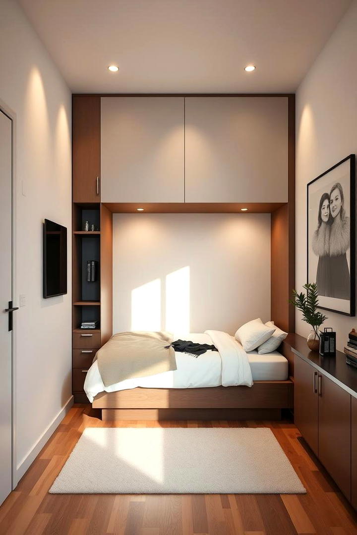 Elegant Murphy Bed Solutions - 30 Small Guest Bedroom Ideas