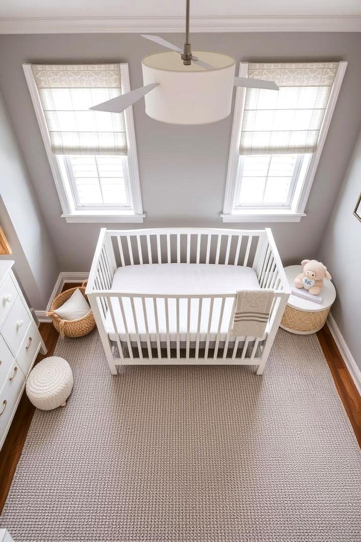 Elegant Nursery Design - 30 Grey and White House Interior Design Ideas