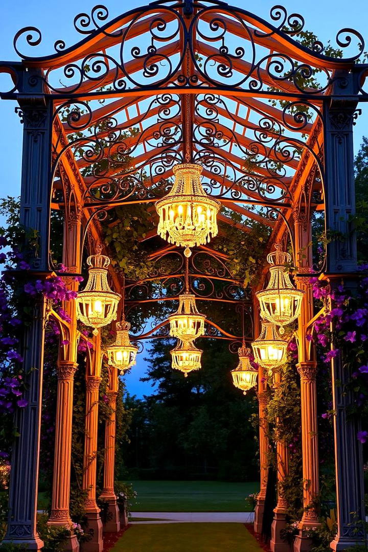 Elegant Victorian Pergola Patio - 21 Patio With a Pergola Ideas