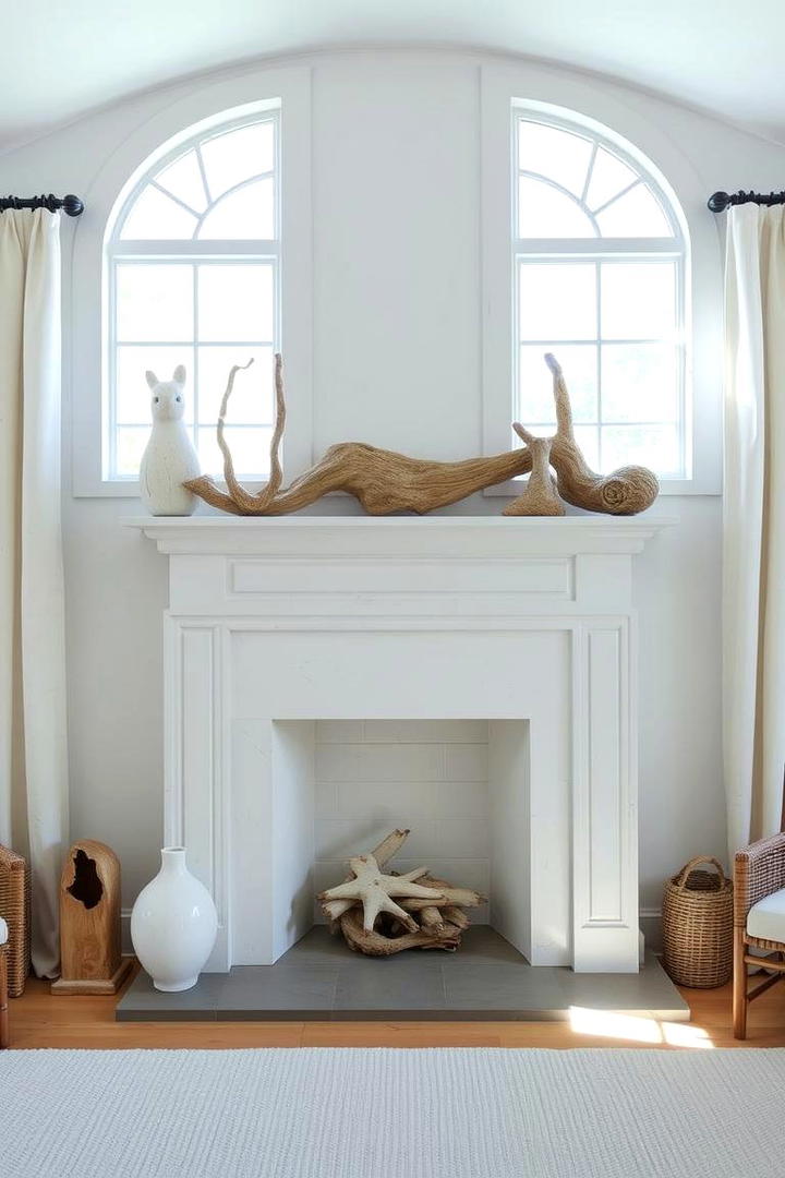 Elegant Whitewashed Shiplap - 21 Shiplap Fireplace Ideas