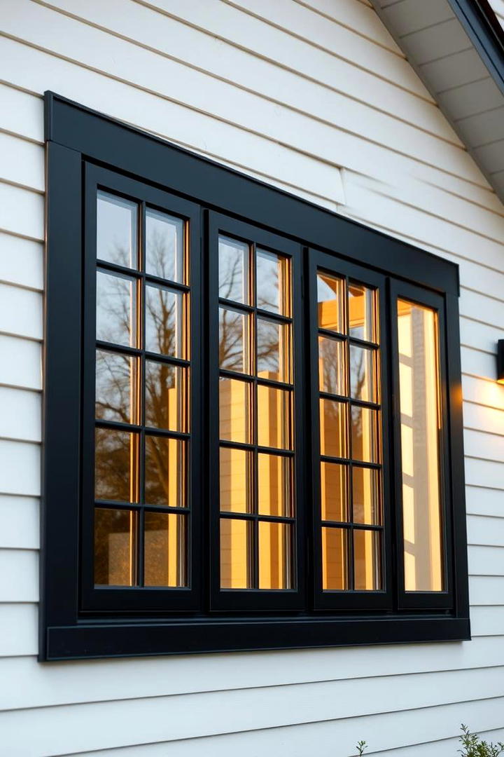 Elegant Window Framing - 21 Modern Farmhouse Exterior