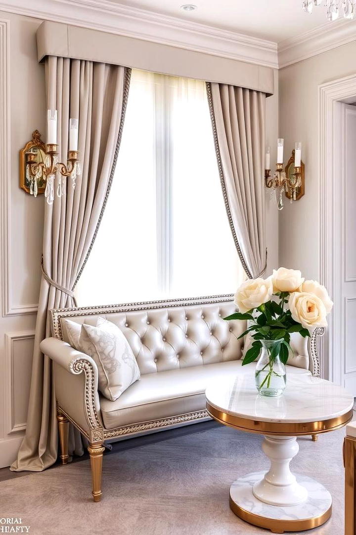 Elegant Window Seating - 30 Bay Window Ideas