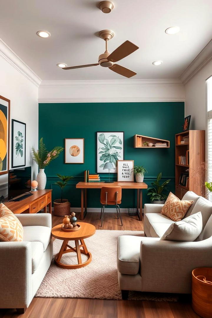 Emerald Escape - 21 Accent Wall Colors