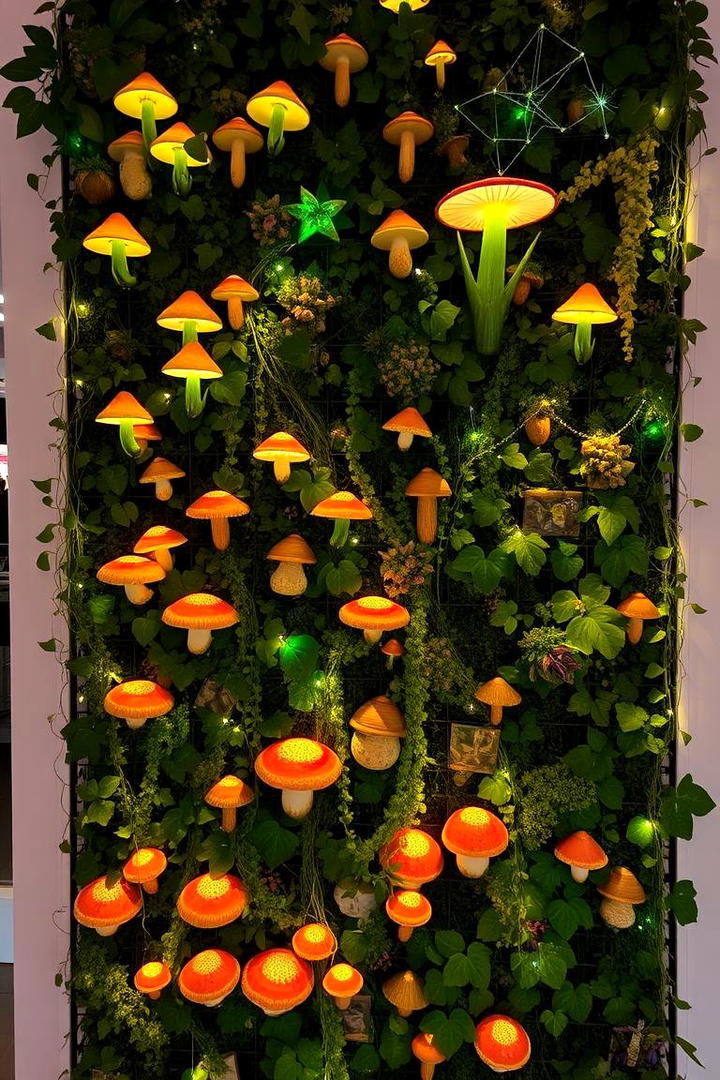 Enchanted Garden Wall - 30 Harry Potter Decor Ideas