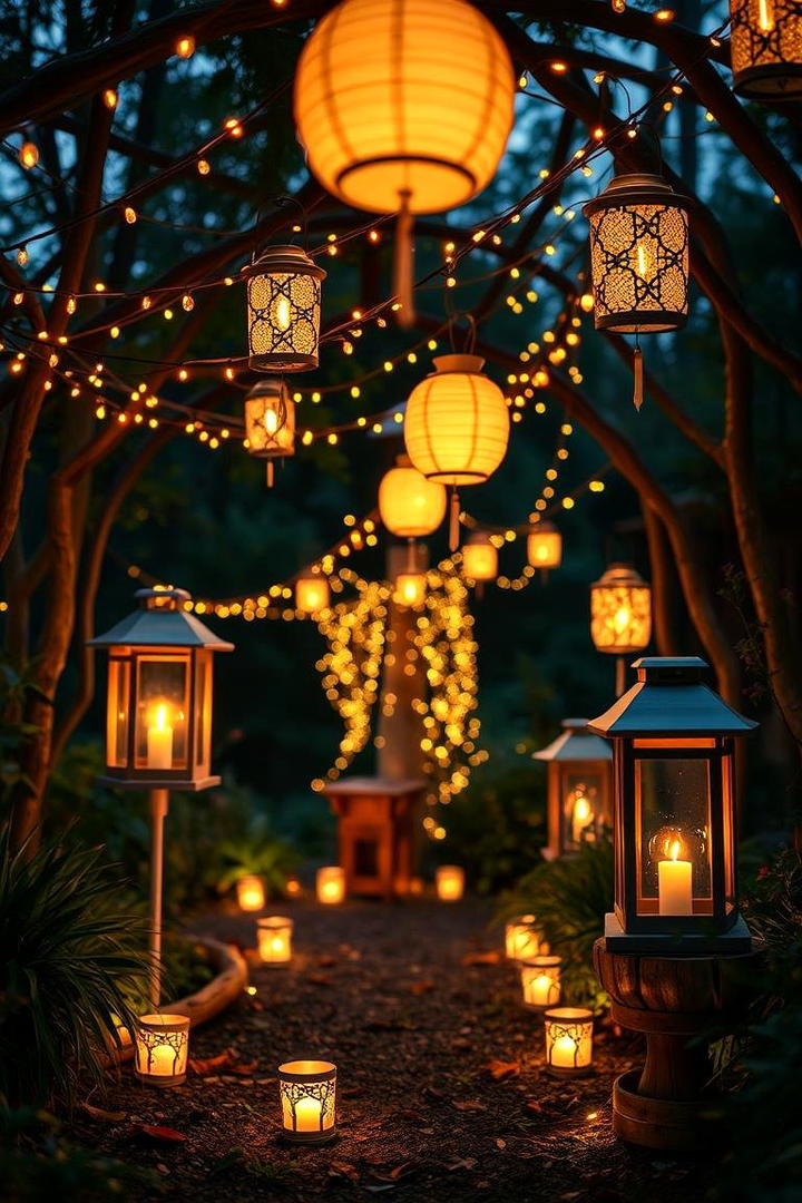 Enchanted Lantern Lighting - 21 Backyard Wedding Ideas