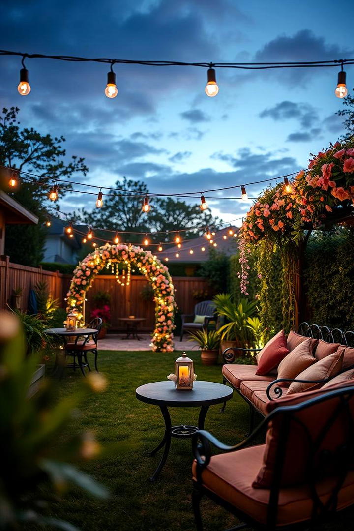 Enchanting Backyard Garden Proposal - 21 Wedding Proposal Ideas