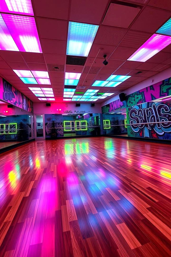 Energetic Dance Floor - 30 Teen Hangout Room Ideas