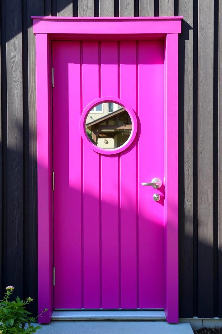 Energetic Fuchsia - 30 Mid Century Front Door Colors