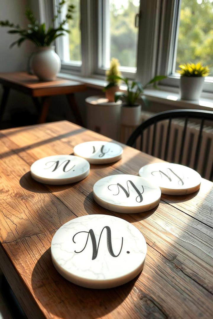 Engraved Coasters - 21 Wedding Favors Ideas