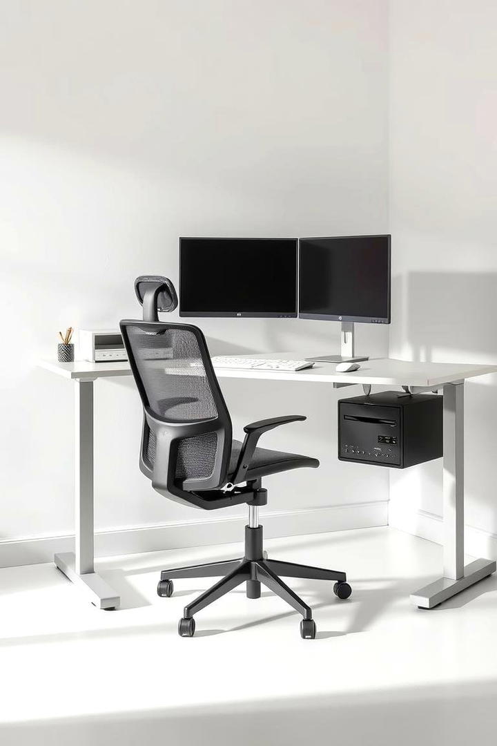 Ergonomic Design Setup - 21 Home Office Decor Ideas