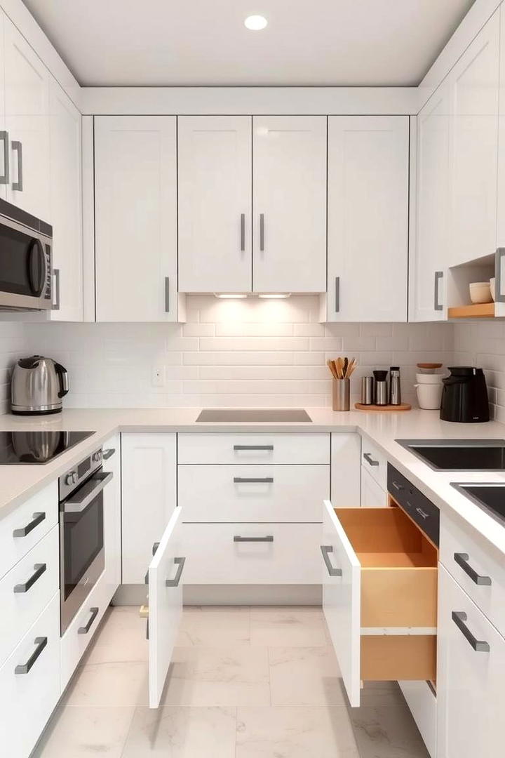 Ergonomic Workflow Design - 30 Kitchens Without Upper Cabinets