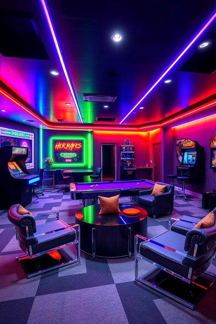 Exciting Game Room - 21 Basement Ideas