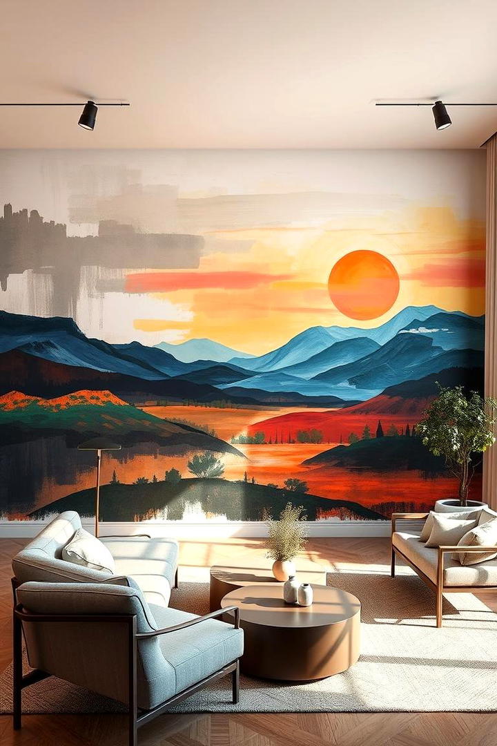 Expressive Mural Painting - 21 Blank Wall Ideas