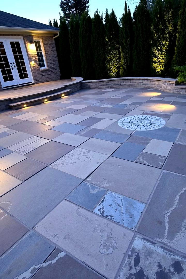 Exquisite Architectural Detail - 21 Stamped Concrete Patio Ideas