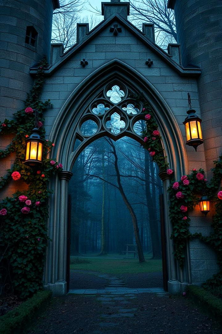 Fairy Tale Castle Arch - 21 Wedding Arch Ideas