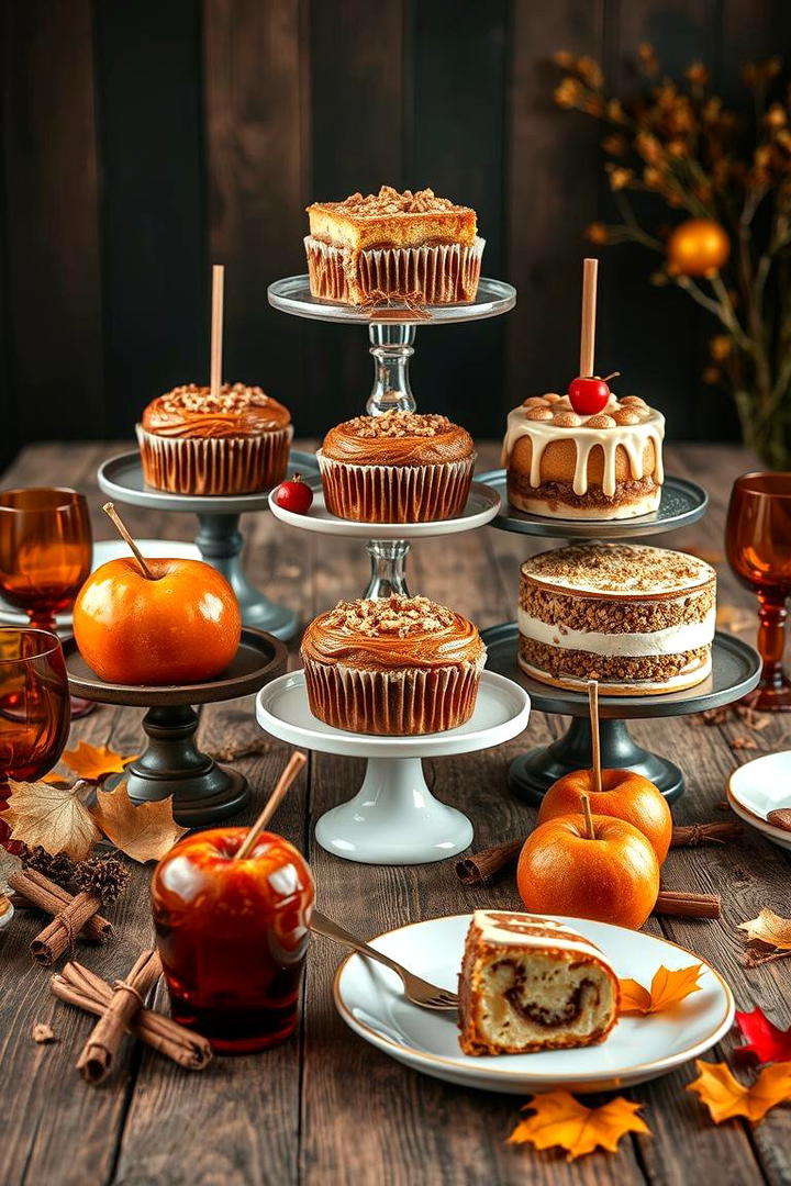 Fall Inspired Sweet Treats Display - 21 Fall Wedding Décor Ideas