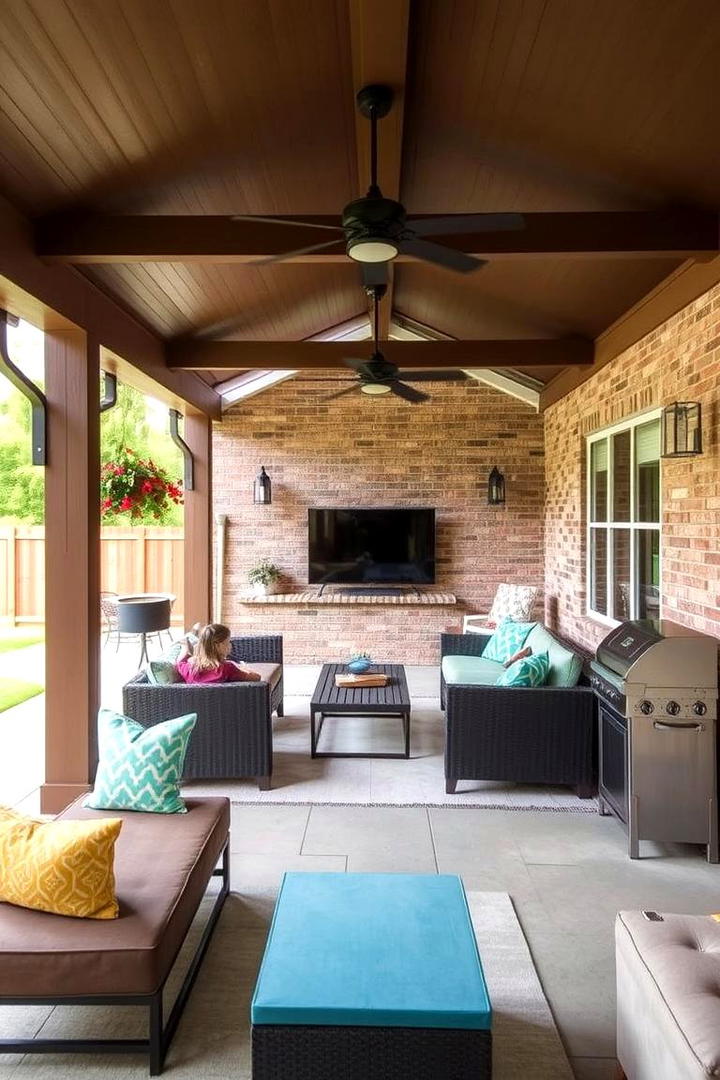 Family Friendly Patio Hub - 21 Covered Patio Ideas