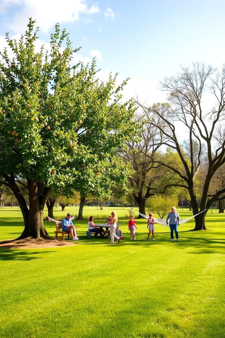 Family Friendly Tree Grove - 30 Tree Landscaping Ideas